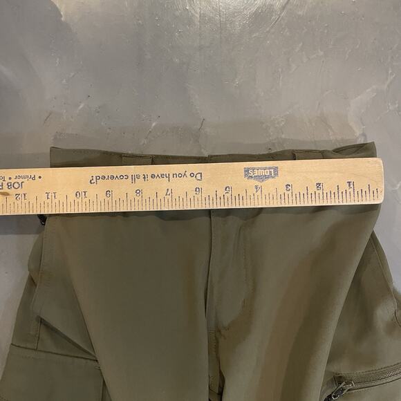 MAGELLAN Fish Gear Convertible Pants Boys 8 Water Repellent Pockets Olive Green - Picture 2 of 7